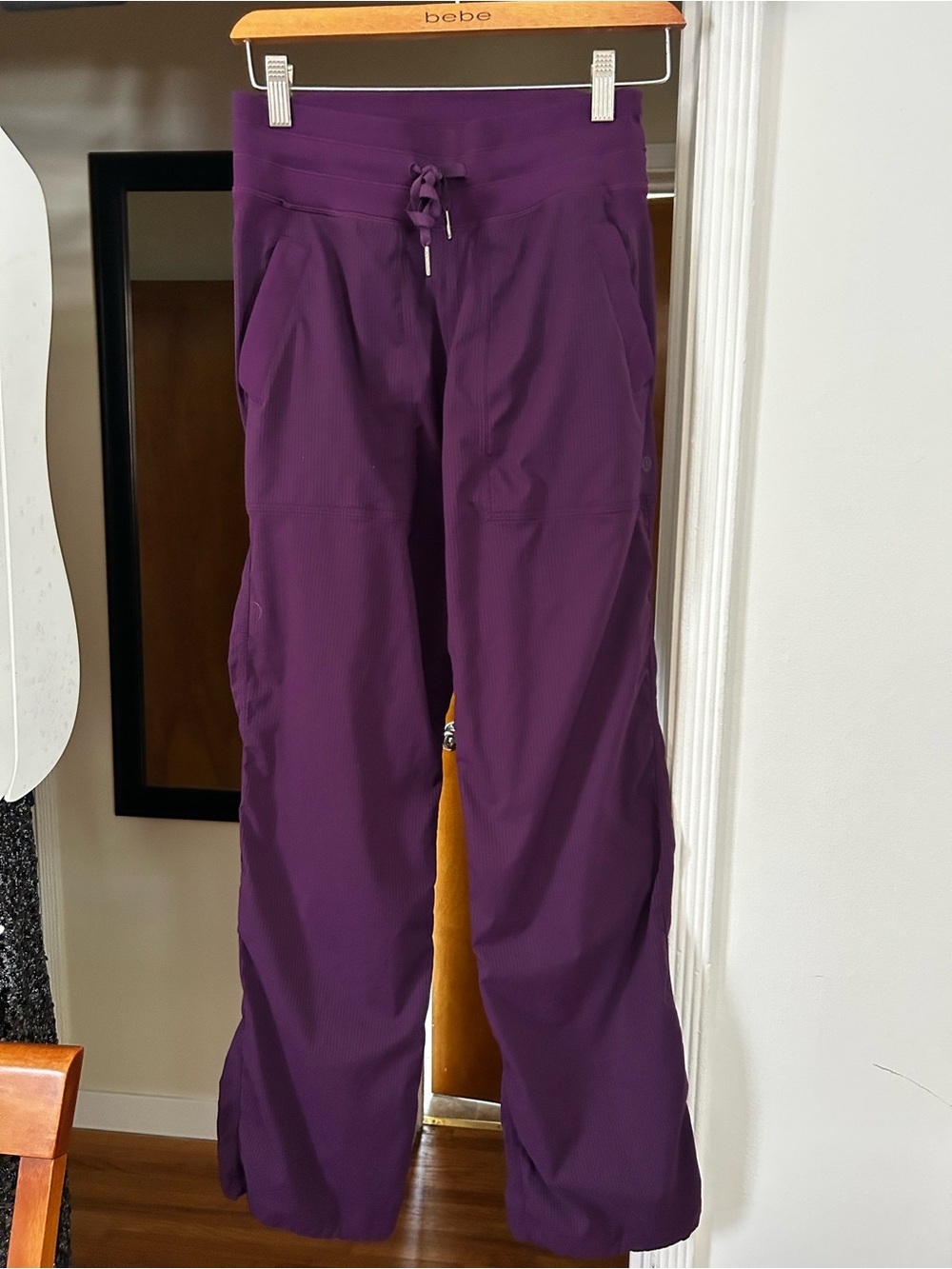 lululemon dance studio pants.  Deep Purple. Size 4. Excellent Condition.